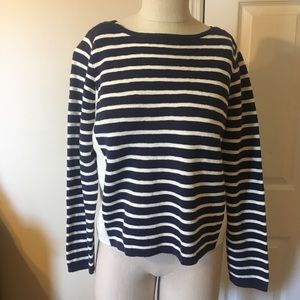 Madewell Striped Sweater w/ Zippers